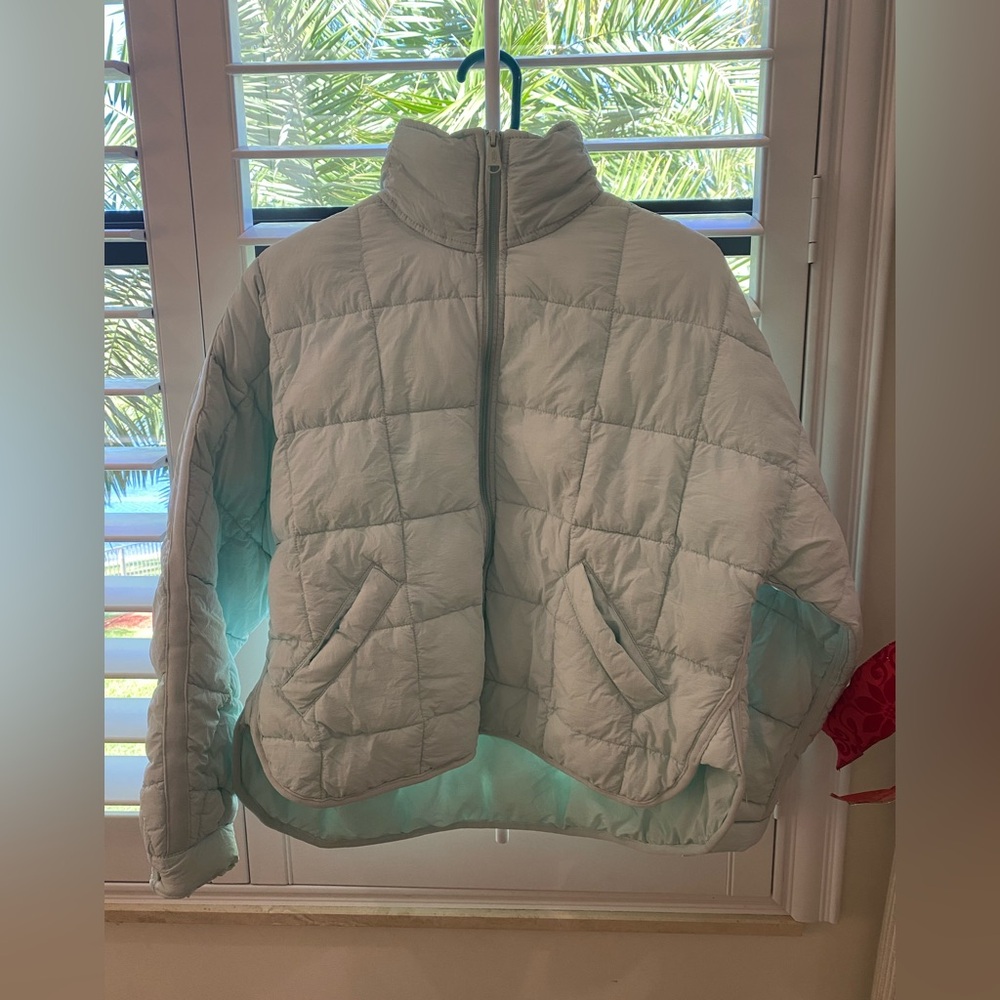 Light Gray Quilted Jacket